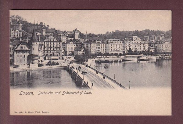 LUZERN - Seebrücke - Schweizerhofquai