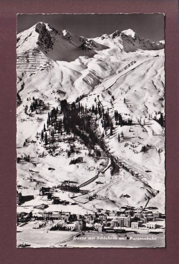 DAVOS - Schiahorn - Parsennbahn - 1956
