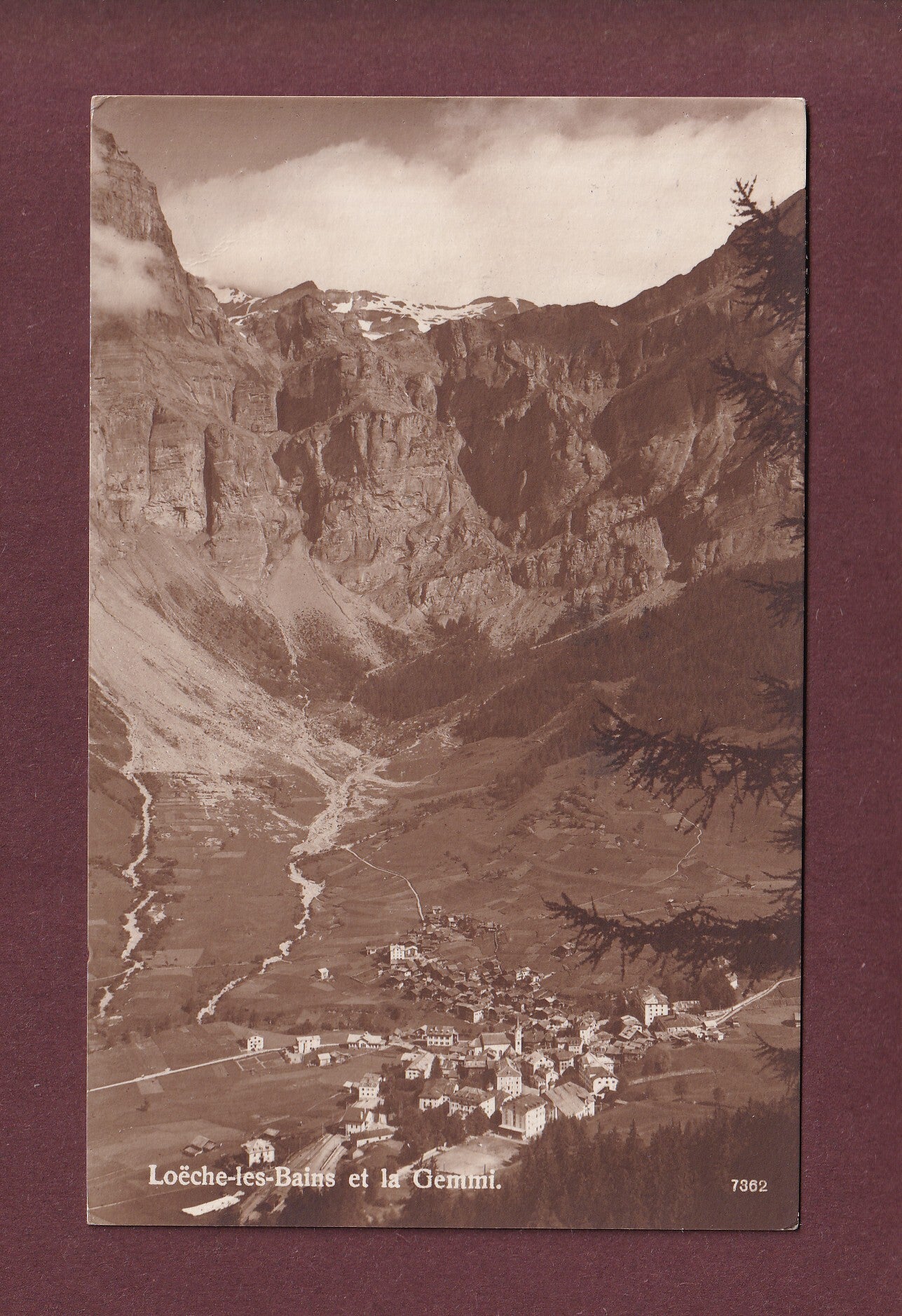 LOECHE-LES-BAINS - Gemmi - 1923