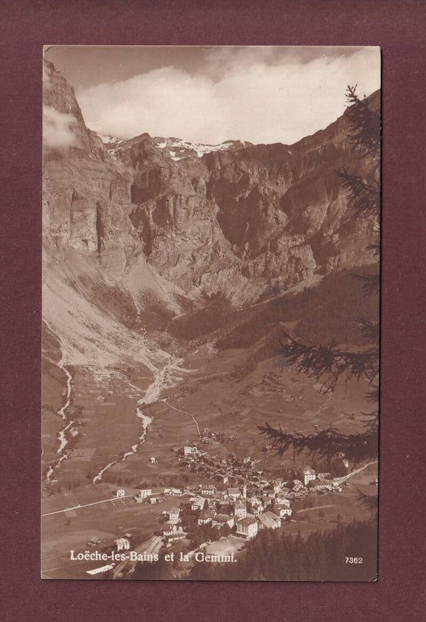 LOECHE-LES-BAINS - Gemmi - 1923