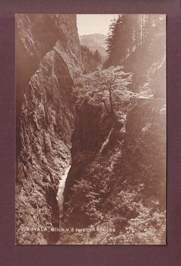 VIAMALA - Blick vom II. Brücke