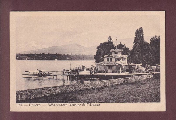 GENEVE - Débarcadère de l'Ariana