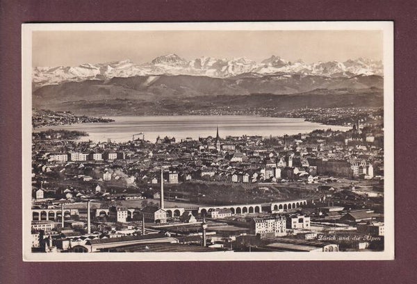 ZÜRICH und die Alpen