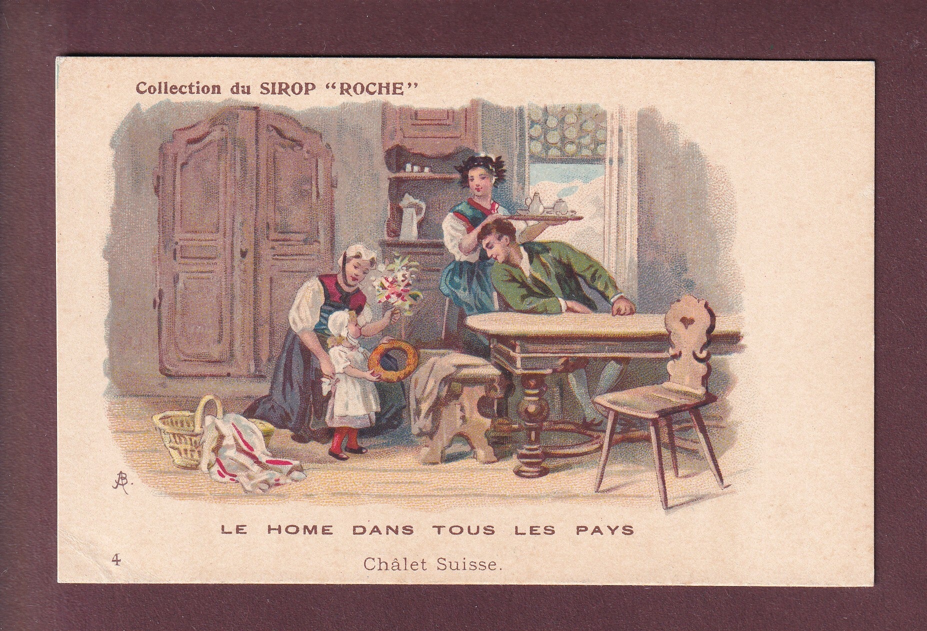 CHALET SUISSE - Collection du SIROP ROCHE