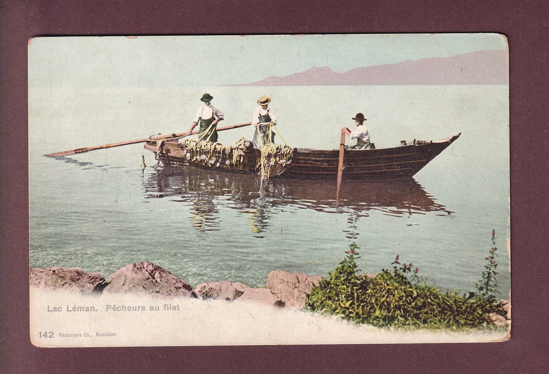 LAC LEMAN - Pêcheurs - CPN