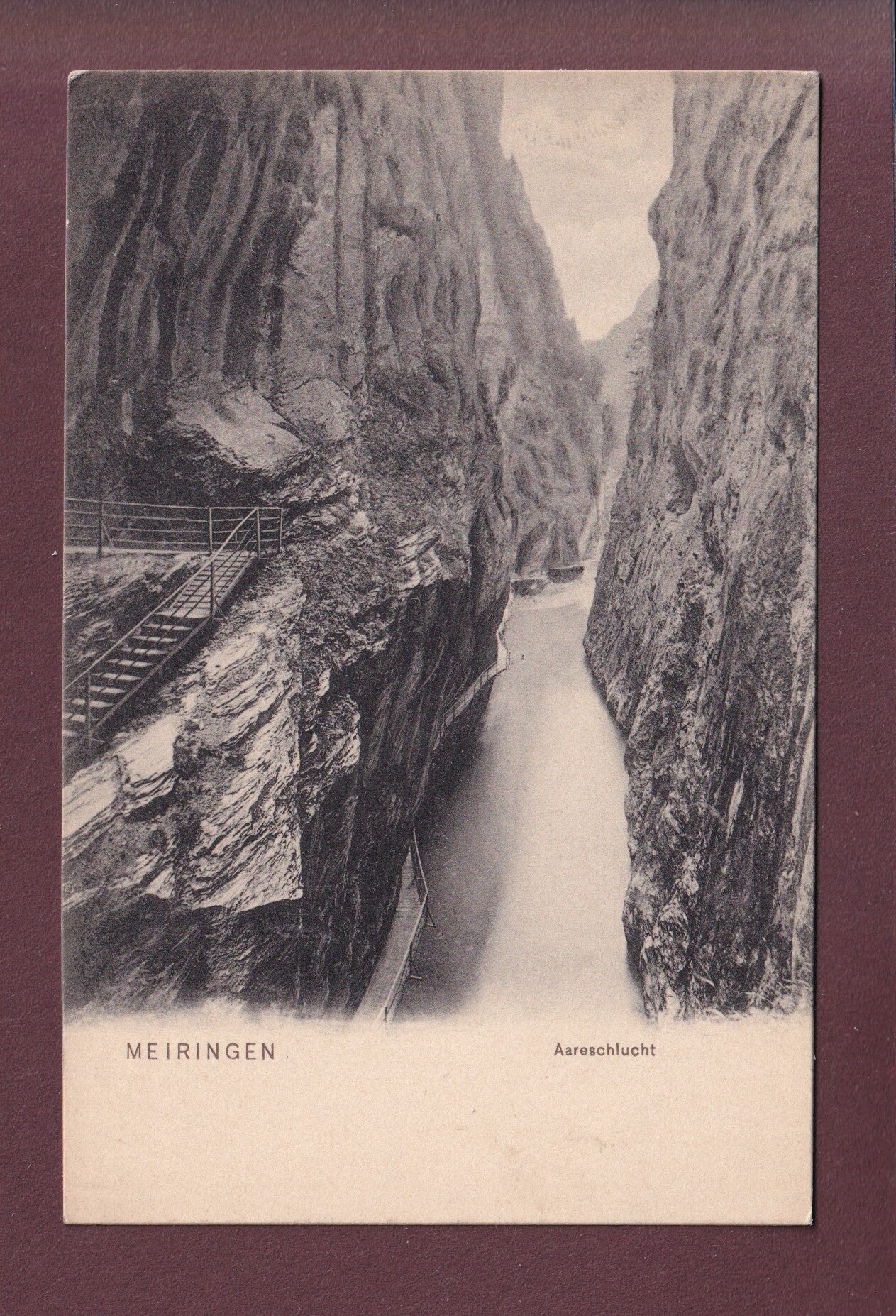 MEIRINGEN - Aareschlucht