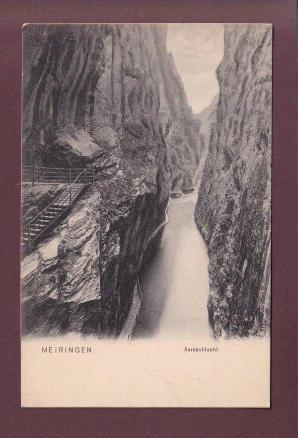 MEIRINGEN - Aareschlucht