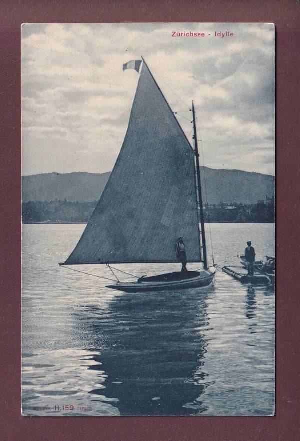 Am ZÜRICHSEE - Segelschiff