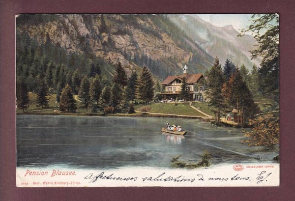 Pension BLAUSEE - 1903 // Eckbug //