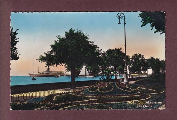 LAUSANNE - Quai d'Ouchy - Bateau CGN - 1951