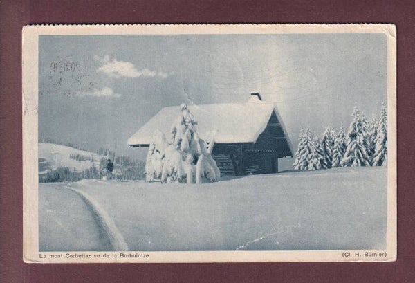 CHALET DE LA BORBUINTZE - 1921 // pli // carte numérotée