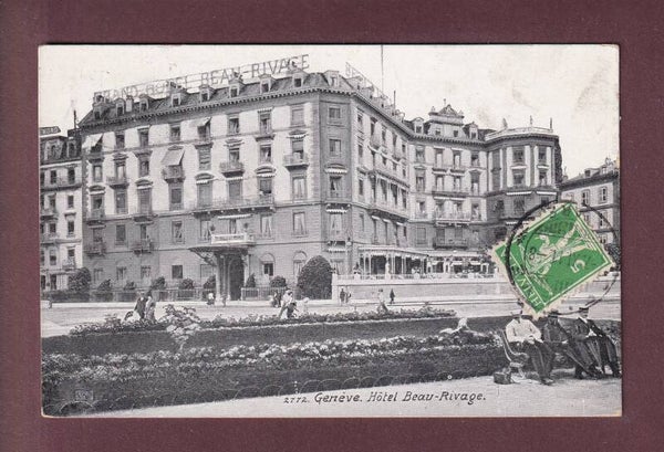 GENEVE - Hôtel Beau-Rivage - 1911