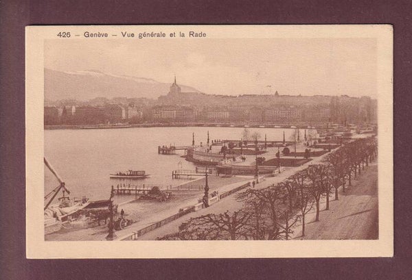 GENEVE - La Rade - 1912