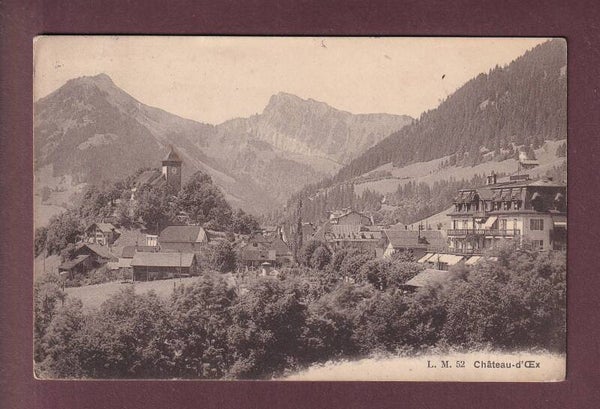 CHÂTEAU D'OEX - 1914 // pli //
