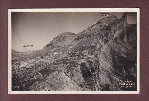 GEMMIPASS - Hotel Wildstrubel - 1925