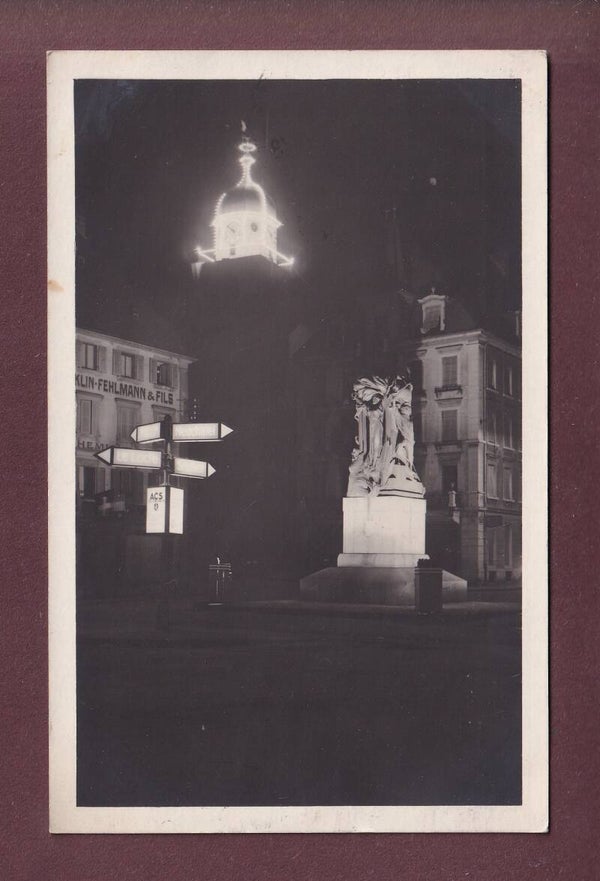 LA CHAUX-DE-FONDS de nuit - 1932