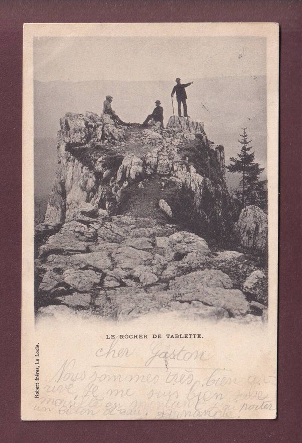 La Tourne - ROCHER DE LA TABLETTE - 1902