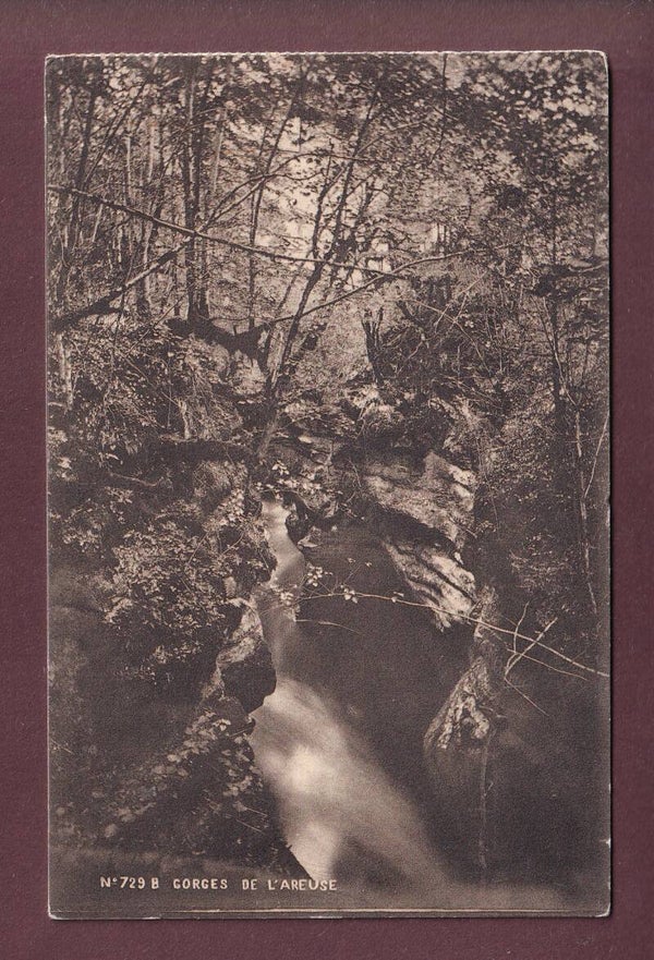 Gorges de l'AREUSE - 1912