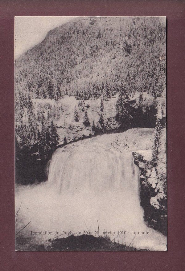 Chute du DOUBS lors de l'INONDATION - 1910