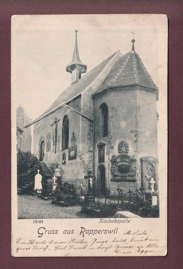 Gruss aus RAPPERSWIL - Kinderkapelle - 1906