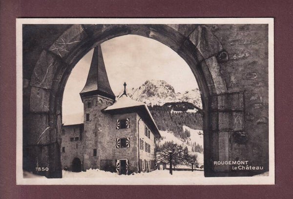 ROUGEMONT - Le Château sous la neige