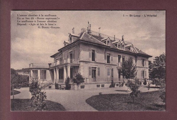 La Sarraz - SAINT-LOUP - Hôpital
