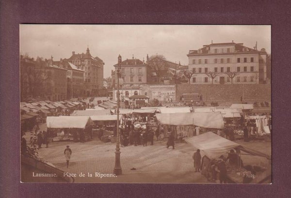 LAUSANNE - Place de la Riponne - Marché