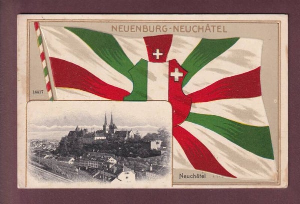 NEUCHÂTEL - Drapeau // petit trou //