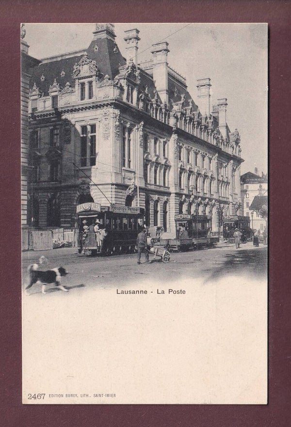 LAUSANNE - Poste - Tram