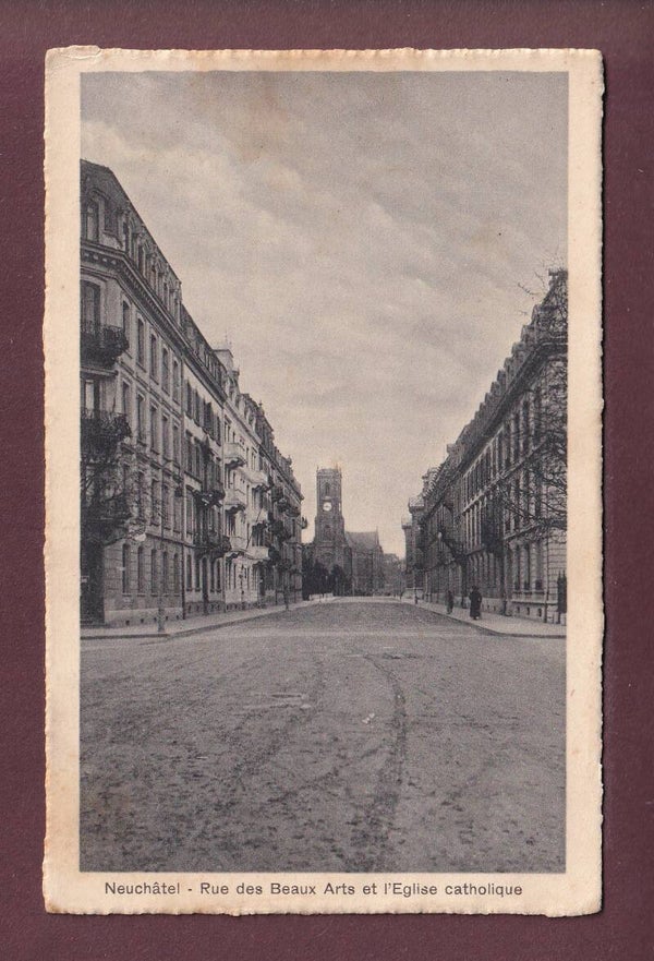 NEUCHÂTEL - Rue des Beaux-Arts