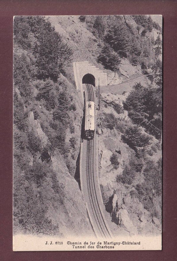 Chemin de Fer MARTIGNY-CHÂTELARD - Tunnel des Charbons