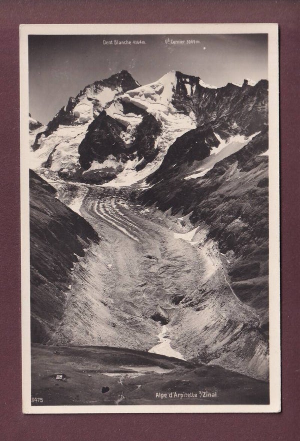 Alpe d'ARPITETTA sur Zinal - Dent Blanche - Grand Cornier