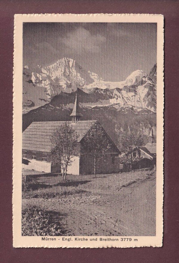 MÜRREN - Englische Kirche - Breithorn