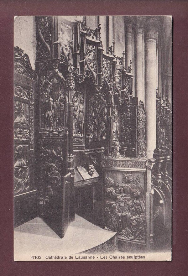 LAUSANNE - Cathédrale - Les Chaires