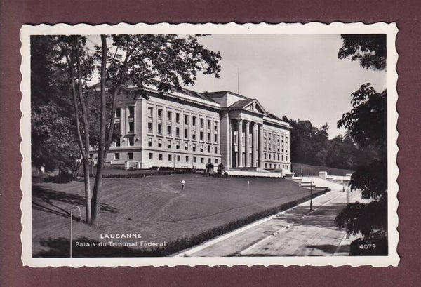 LAUSANNE - Palais du Tribunal Fédéral - 1951