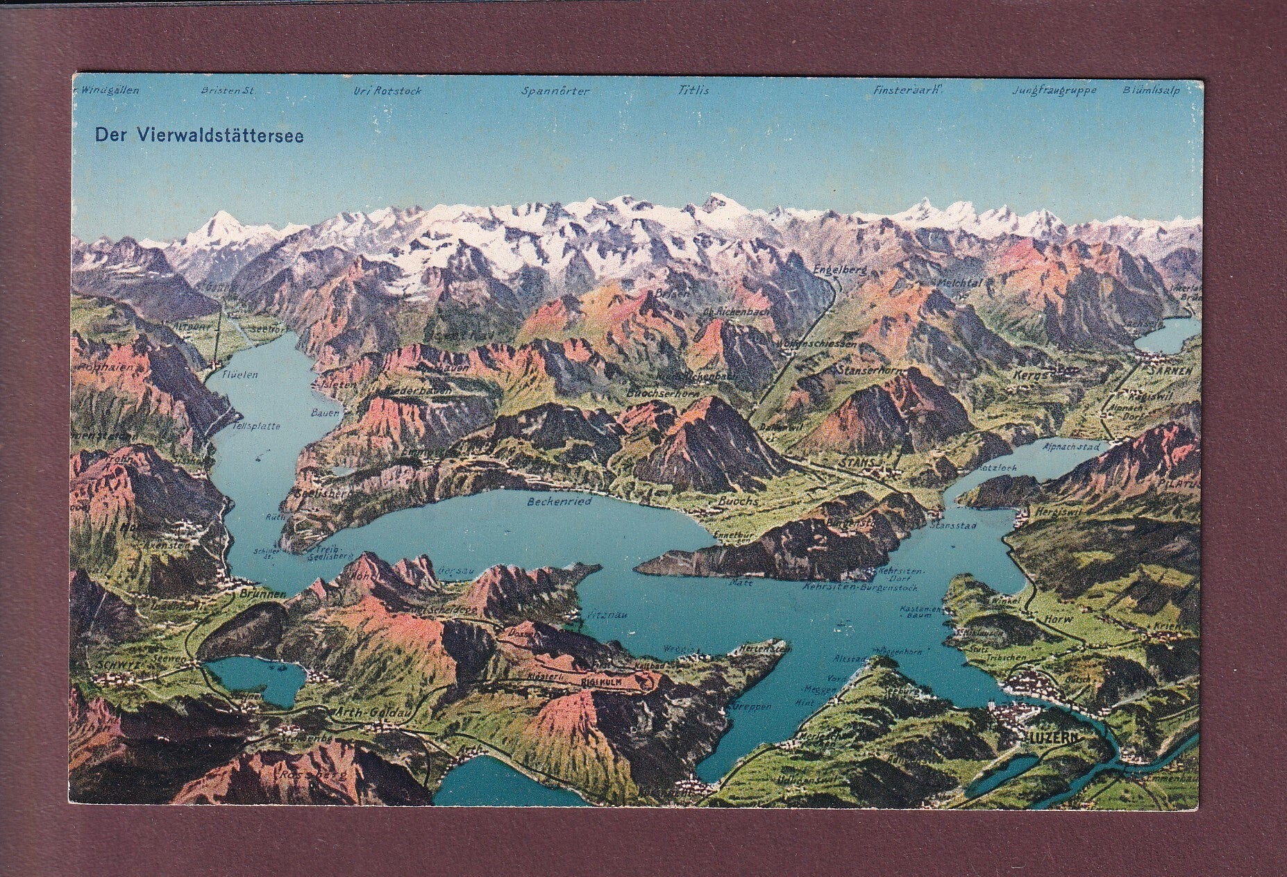 VIERWALDSTÄTTERSEE - Vogelschau