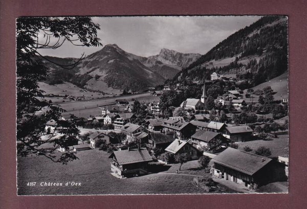 CHÂTEAU D'OEX - Vue partielle - 1962