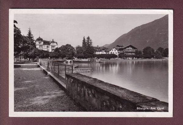 BÖNIGEN - Am Quai - 1938