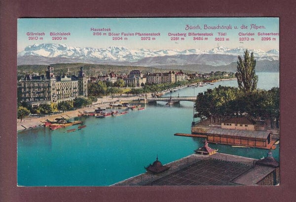 ZÜRICH - Bauschänzli - 1922
