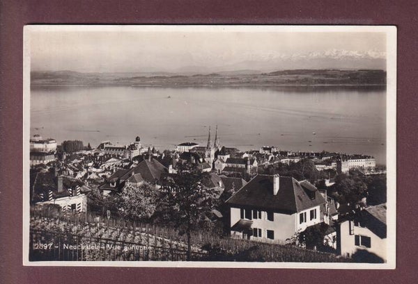 NEUCHÂTEL et le lac - 1925