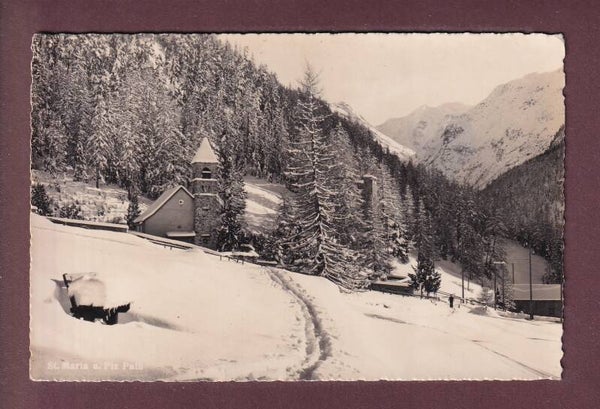 PONTRESINA - St. Maria - Piz Palü - 1958 // Falte //