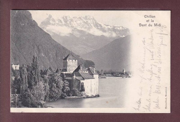 Château de CHILLON - Dents du Midi - 1902