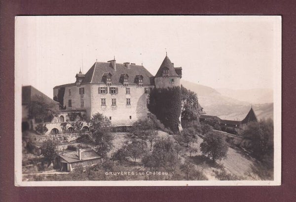 GRUYERES - Le Château - 1938
