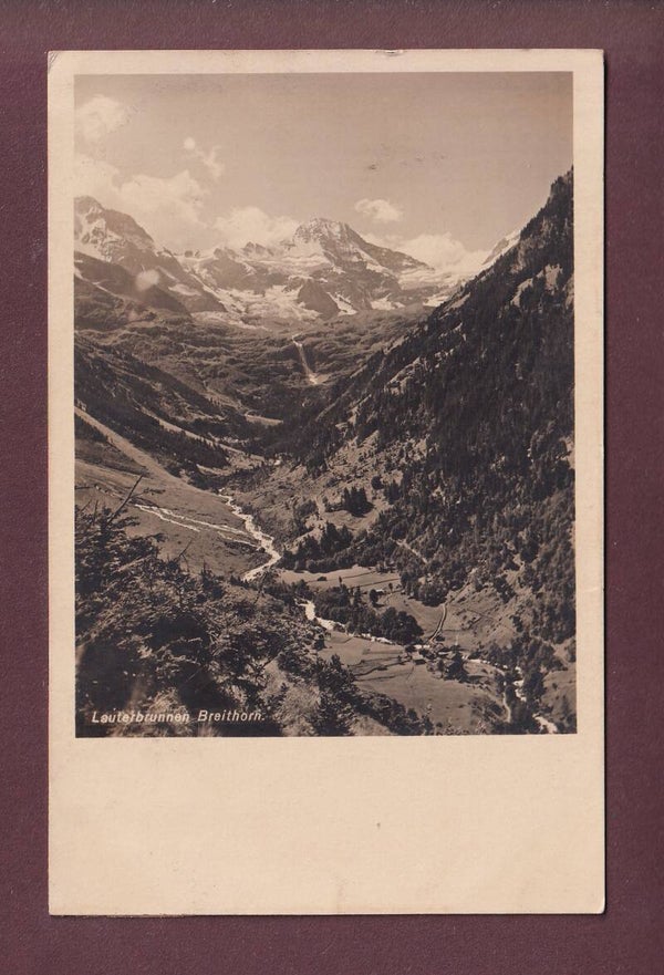 LAUTERBRUNNEN - Breithorn - 1934