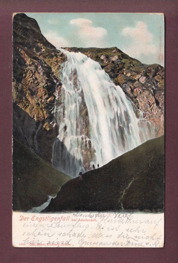 ENGSTLIGENFALL bei Adelboden - 1909