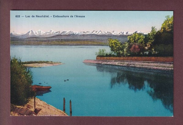 Lac de NEUCHÂTEL - Embouchure de l'Areuse