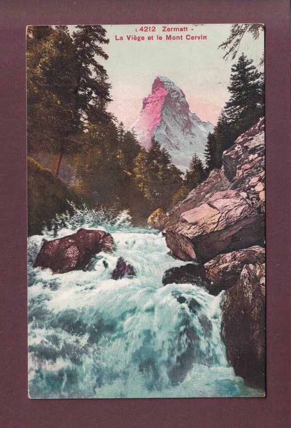 ZERMATT - La Viège - Cervin - 1914