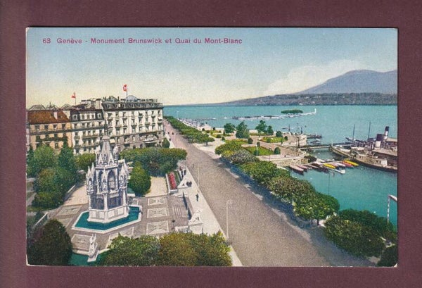 GENEVE - Quai du Mont-Blanc