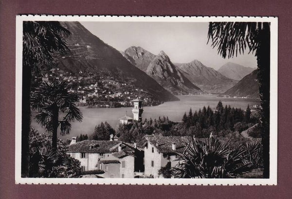 LUGANO-PARADISO e sfondo di Porlezza