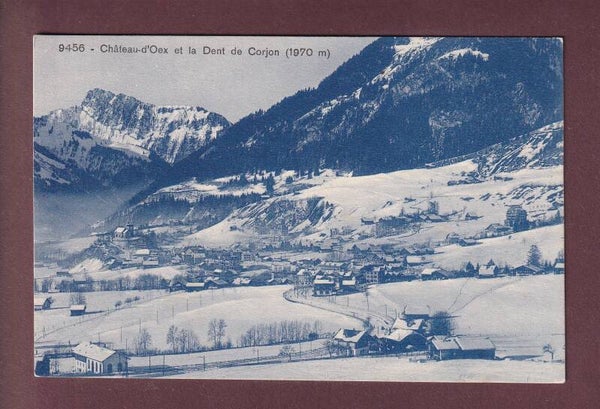CHÂTEAU D'OEX en hiver - Dent de Corjon